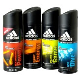Adidas Deodorants Spray  Min 50% off