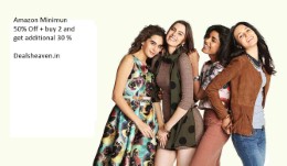 Minimum 50% discount + Buy 2 and get additional 30% off