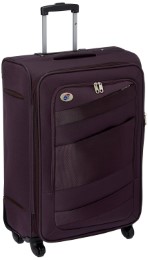  American Tourister Polyester 69 cms Purple Softsided Carry-On  at Amazon
