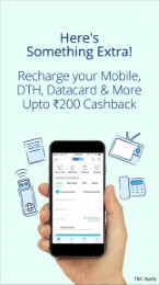 PayTm Recharge & Bill payment 5% Cashback promo code for Rs. 1
