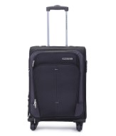 American Tourister Crete Polyester 55cms Black Softsided Carry-On (49W (0) 09 001)