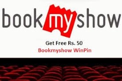 Free Rs.50 BookMyShow WinPin on Completing Short Survey