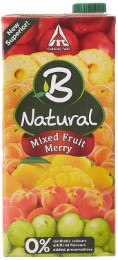 B Natural Juice - Mixed Fruit Merry, 1 L Carton