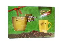 BRU Instant (Free Special limited Edition Mug with this pack), 100gms pack of 2 Amazon