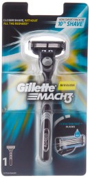 Gillette Mach3 New Blade Razor 1 Count Rs. 90 at  Amazon