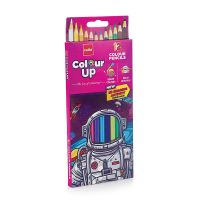 Cello ColourUp Colour Pencil Set -Pack of 12, Bright and Strong Pencil colours, Non toxic colouring range, Safe colours