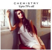 Chemistry Women clothing Minimum 70% off + 30% off from Rs. 230 at Amazon