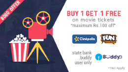 Buy 1 Get 1 Free on Movie Tickets (Valid for new users) at Fastticket