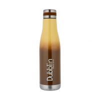 DUBBLIN Dream Premium Stainless Steel Double Wall Vacuum Insulated BPA Free Water Bottle (Brown 960 ML)