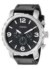 Fossil End-of-season Nate Chronograph Black Dial Men's Watch  at  Amazon