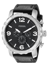 Fossil End-of-season Nate Chronograph Black Dial Men's Watch  at  Amazon