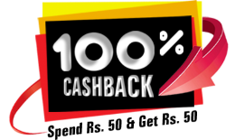 50Rs cashback on 50rs recharge only for new user Freecharge