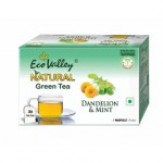 Eco Valley Natural Green Tea, Dandelion and Mint, 30 Tea Bags