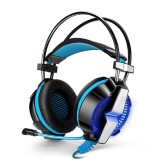  Kotion Each G7000 7.1 channel USB Over Ear Gaming Headphones for PC with Vibration (Black/Blue)  at Amazon