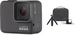 GoPro Hero7 (Travel Kit) Sports and Action Camera  (Silver, 10 MP)
