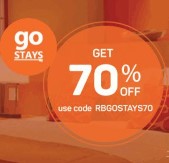 Hotels Booking 70% off + 1% Cashback at RedBus