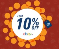 10% off on Ebay for ICICI bank customers