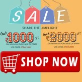 Jabong Sale Minimum 50% Off + Rs. 1000 off on Rs. 2499, Rs. 2000 off on Rs. 4999 + 20% Cashback