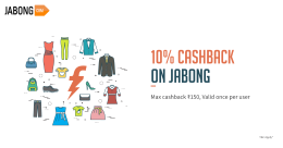 Get 10% cashback when you pay with Freechargea at Jabong