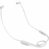 JBL T110BT Bluetooth Headset with Mic  (White, In the Ear)