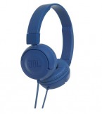 JBL T450 BLUE Wired Headset with Mic  (Blue, On the Ear)