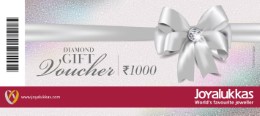 Joyalukkas Diamond Gift Voucher flat 17% off Rs 830 for Rs 1000 at Amazon