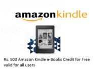 Rs. 500 Amazon Kindle e-Books Credit for Free valid for all users