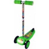 Toy House Lean to Steer Three wheel Skate scooter with removable Handlebar, Swiss design  (Green)