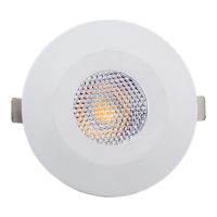 Lexton 2 Watt Led Cob Lights (Warm White, Pack of 6), Standard (Lex-cob), Multicolor