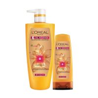 L'Oreal Paris 6 Oil Nourish Shampoo 704ml with 6 Oil Conditioner 0 192.5ml, 896.5 ml (Pack of 2)