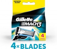 Gillette Mach 3 Cartridges  (Pack of 4)