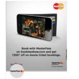 BookMyShow Rs. 250 off on minimum booking of 2 tickets with MasterPass