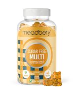 Meadbery Sugar Free Multivitamin Vegetarian Gummies 45 Gummy Bears