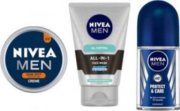 Nivea MEN Dark Spot Reduction Crme (150ml), All In One Face Wash (100ml), Prodtect & Care Roll On (50ml)  (3 Items in the set)