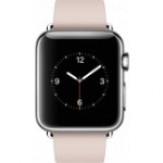 Apple Watch 38 mm Stainless Steel Case with Modern Buckle - Small  (Pink Strap Small)