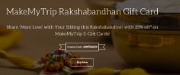 Makemytrip gift voucher 25% off worth Rs 3750 for Rs. 5000 at makemytrip