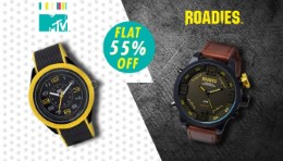 MTV & Roadies Watches 50% to 70% off from Rs. 208 at Amazon