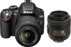 Nikon D3200 (Body with AF-S 18 - 55mm VR Kit + AF-S DX NIKKOR 35 mm f/1.8G) DSLR Camera Rs.23615 at Amazon