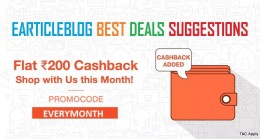 PayTmMall- Get Rs. 200 Cashback on Rs. 299 Every month on 1st Shopping