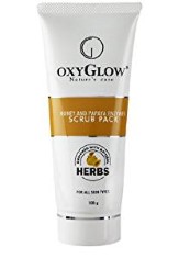  Oxyglow Honey and Papaya Enzymes Scrub Pack, 100g  at  Amazon