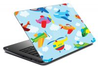 Paper Plane Design Laptop Skin For Upto 17 in Laptops