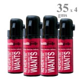  Healthgenie Pepper Spray, upto 10 feet range, 35 gms of Dispensable Pepper Spray (Pack of 4) at Amazon