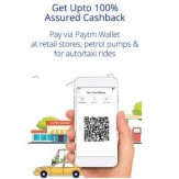Petrol Pumps, Retail store, Auto Rides 1% to 100% Cashback on Rs. 20 with PayTm Wallet
