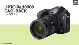 DSLRs Cameras Flat Rs. 10000 Cashback at PayTm