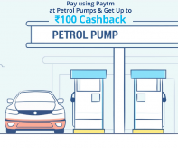 Pay using Paytm Wallet at Petrol Pumps and get upto Rs 100 cashback