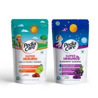 Pediacare Super Immuno Amla-Vitamin C & Elderberry Gummies Refill Packs - Tasty Immunity Builder