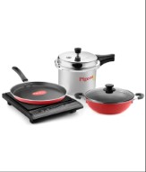 Pigeon Sterling 5 Pc Induction Based Kitchen Combo at Snapdeal
