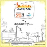 Pepperfry 20% Cashback (Maximum Rs. 300) with Paytm Wallet