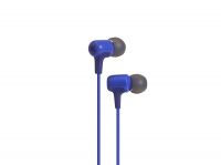 (Renewed) JBL E15 in-Ear Headphones with Mic (Blue)