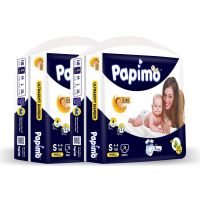 Papimo Baby Diaper Pants with Aloe Vera, Monthly Box Pack, Small (4 - 8 kg), (156 Count)